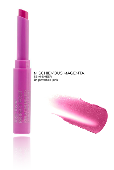 Styli Style Perfect Pout Long Lasting Balm Stick - Mischievous Magenta (LPP004) - ADDROS.COM